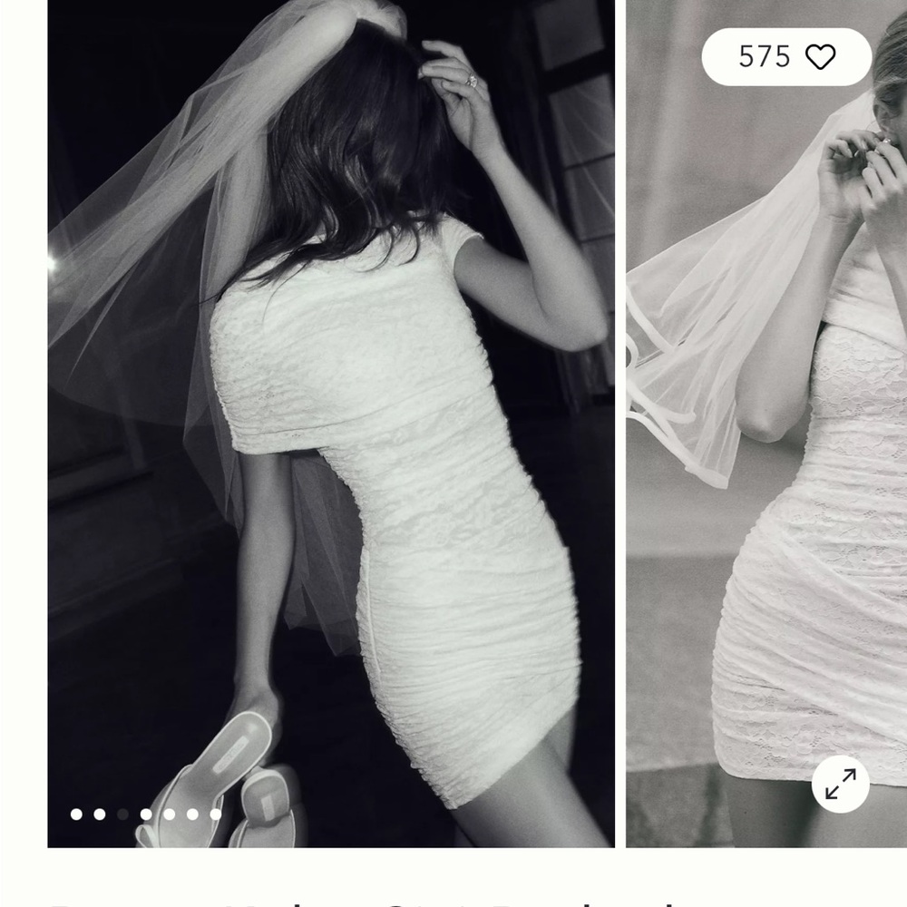 White Ruched One-Shoulder Mini Dress